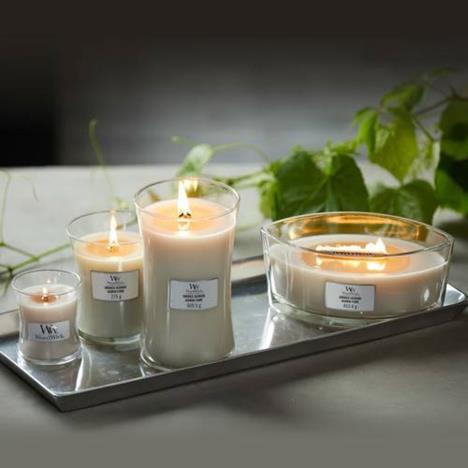 WoodWick Smoked Jasmine Large Hourglass Candle Extra Image 1 Preview